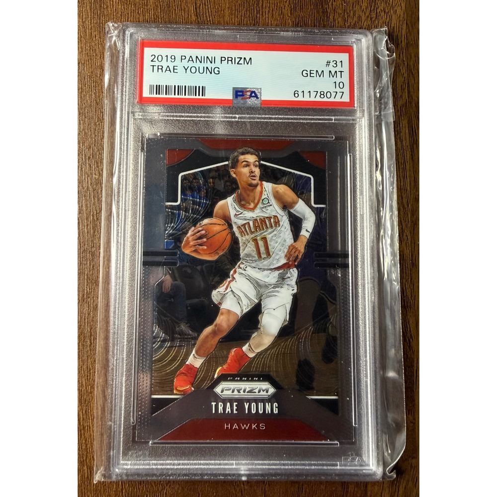 2019 Panini Prizm Trae Young #31 Atlanta Hawks PSA 10 Gem Mint Basketball Card